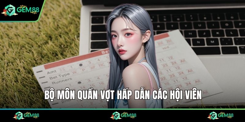 Bộ môn quần vợt hấp dẫn các hội viên