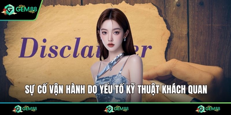 Sự cố vận hành do yếu tố kỹ thuật khách quan